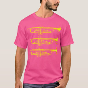 Jazz Band Trumpet Musical Instrument Orchestra Mus T-Shirt