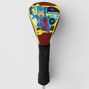 Jazz Blues Golf Head Cover