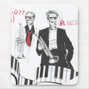 jazz blues mouse mat