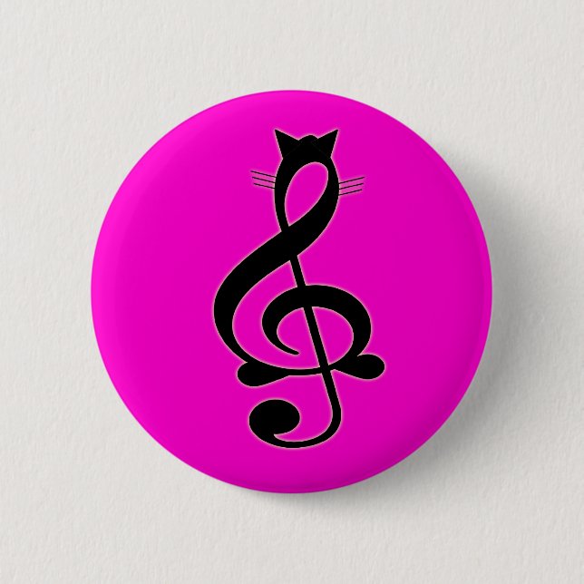 Jazz Cat Button (Front)