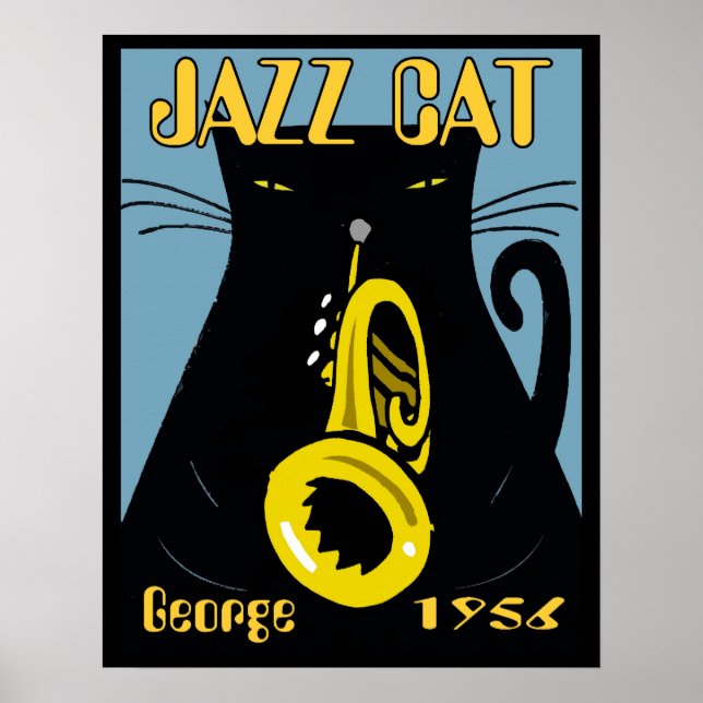 Jazz Cat George 1956 Poster (Front)