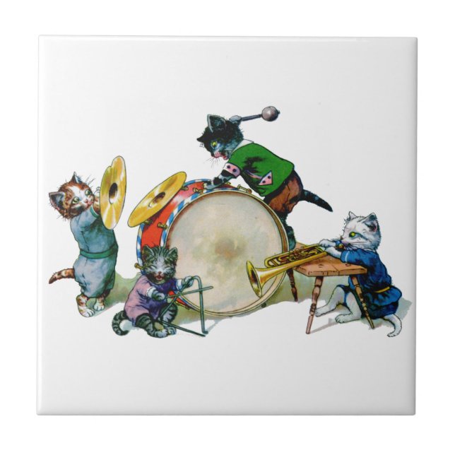 Jazz Cats Tile (Front)