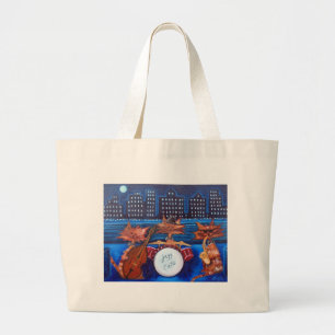 Jazz Cats Tote Bag