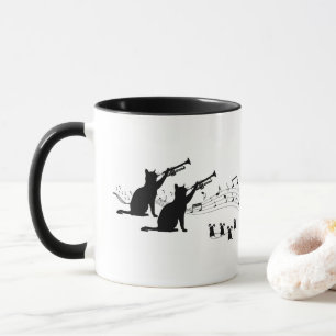 Jazz Cats   Trumpet   Coffee Mug