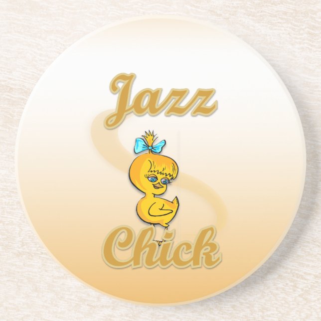Jazz Chick Coaster (Front)