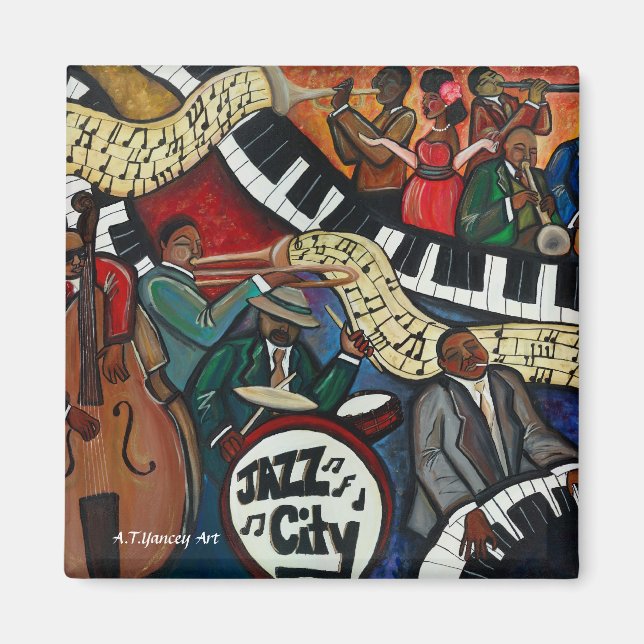 Jazz City Magnet (Front)