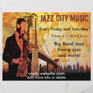 Jazz Concert Music Flyer