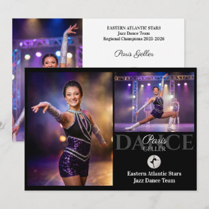 Jazz Dance Autograph Comp Card Competition Cards