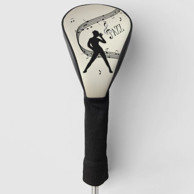 Jazz Dance Golden Music Golf Head Cover