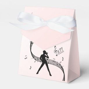Jazz Dance Pink Music Favour Box