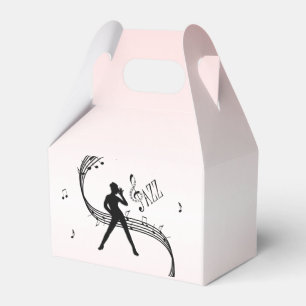 Jazz Dance Pink Music Favour Box