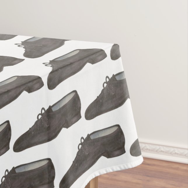 Jazz Dance Shoes Slippers Ballerina Dancer Class Tablecloth (In Situ)