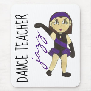 Jazz Dance Teacher Instructor Recital Gift Mouse Mat