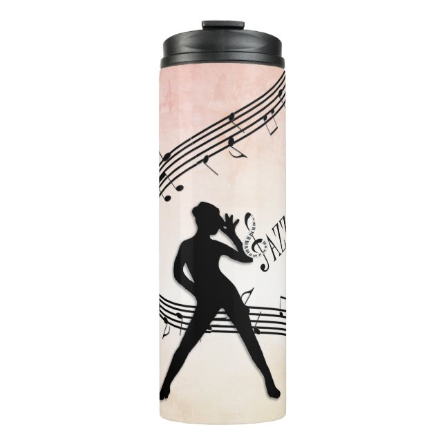 Jazz Dance Thermal Tumbler (Front)