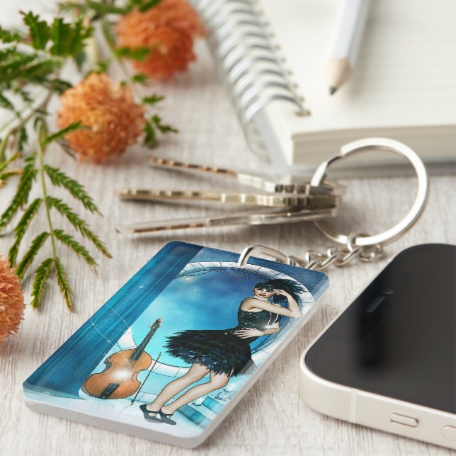 Jazz Dancer Key Ring (Front Right)