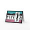 Jazz Dancers with Music Notes Birthday Card