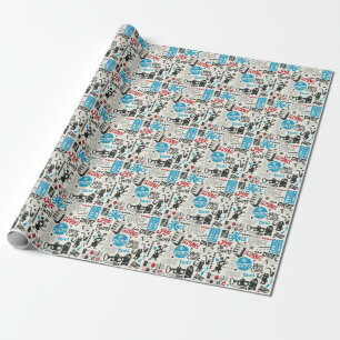 Jazz Doodle: Eclectic Music Mix Wrapping Paper