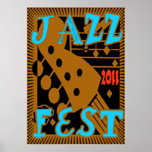 Jazz Fest 2011 Guitar Poster