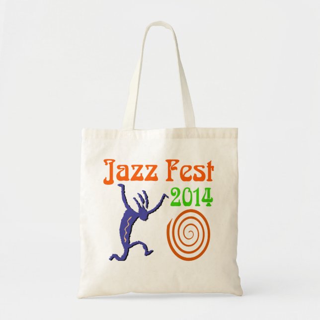 Jazz Fest 2014 Spiral Tote Bag (Front)