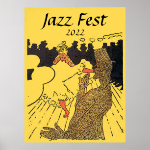 Jazz Fest 2022, add edit text Poster