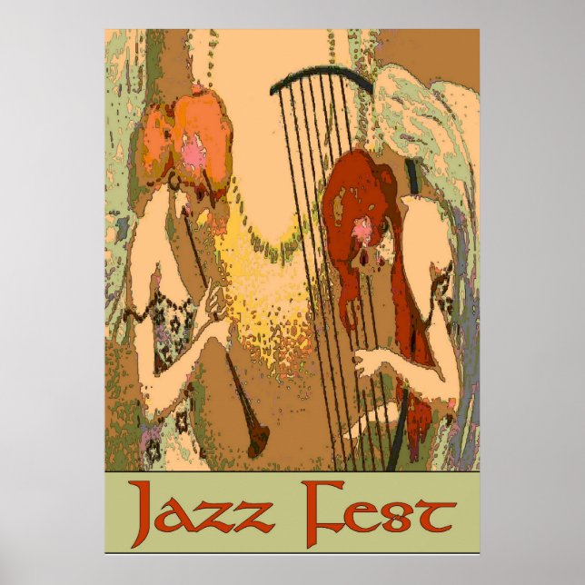 Jazz Fest Angels Poster (Front)
