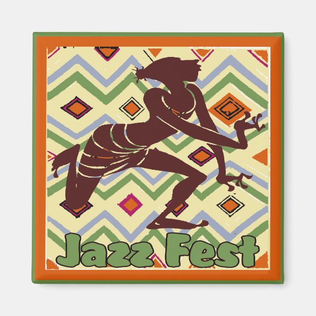 Jazz Fest Dancer Too Magnet (Front)