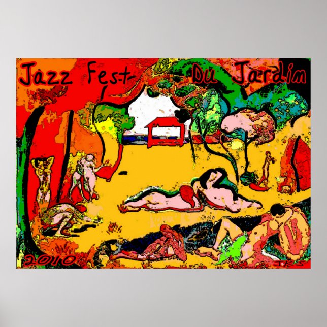 Jazz Fest Du Jardin 2010 Poster (Front)