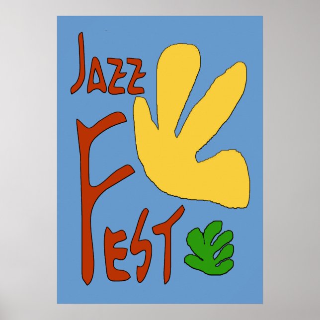 Jazz Fest Leaves Poster (Front)