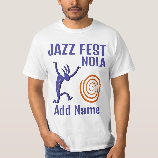 Jazz Fest personalised Spiral T-Shirt (Front)