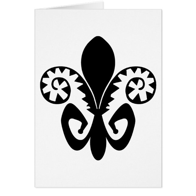 Jazz Fleur de lis (black) (Front)