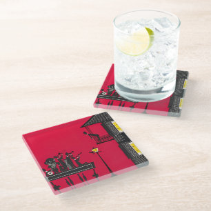 Jazz Glass Coaster