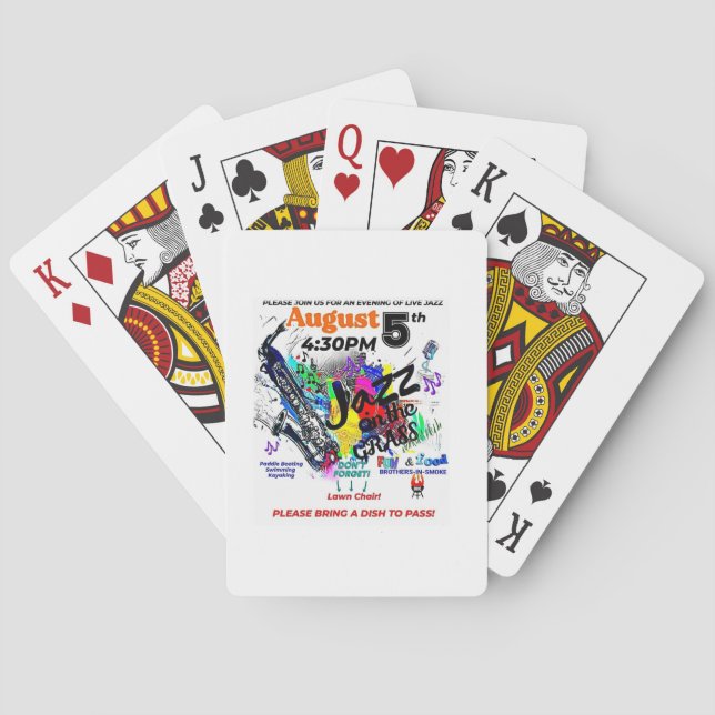 Jazz/Grazz  Playing Cards (Back)