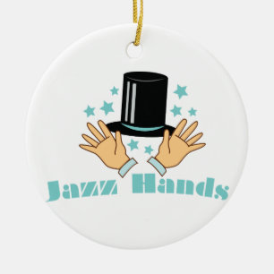 Jazz Hands Ceramic Tree Decoration