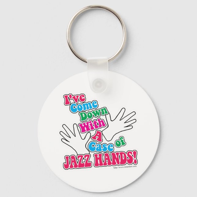 Jazz Hands! Key Ring (Front)
