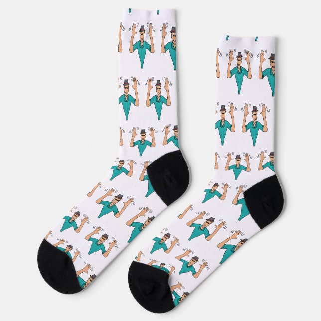 Jazz Hands Socks (Left)