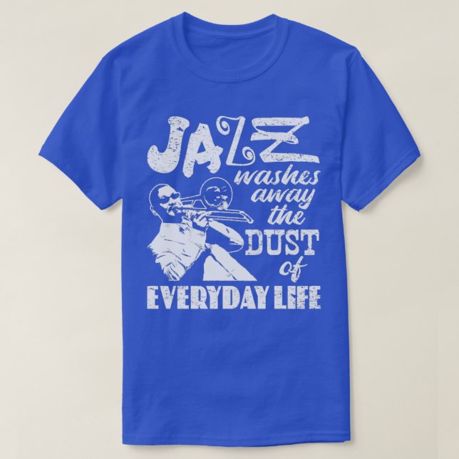 Jazz icons Quotes T-Shirt (Design Front)