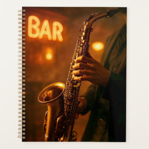 Jazz in Bar Lights Planner