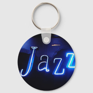 Jazz in Blue-Anhänger Key Ring