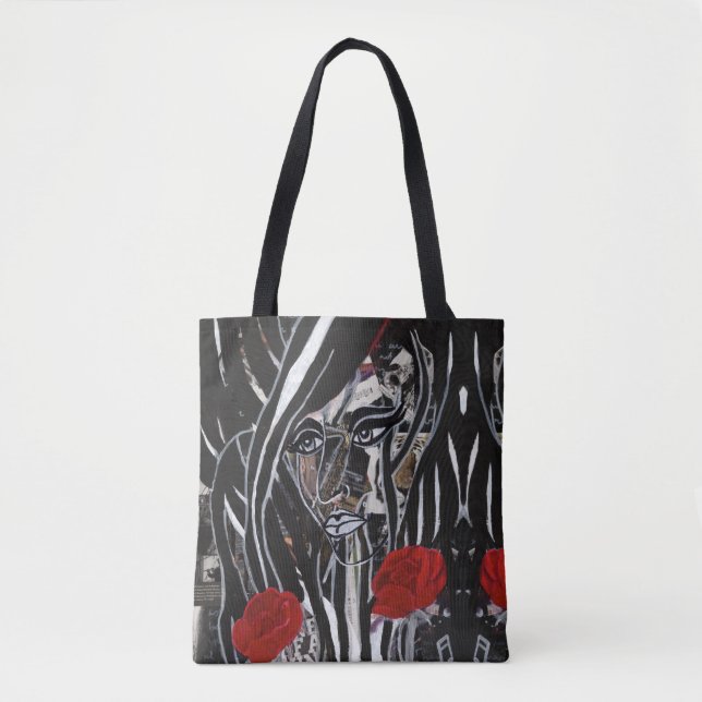 Jazz Inspired Tote with Winehouse Bag (Front)