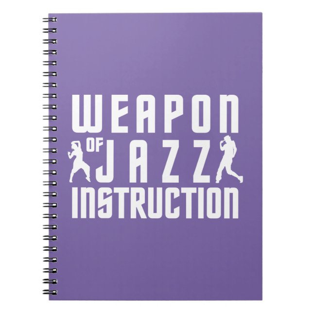 Jazz Instruction custom color notebook (Front)