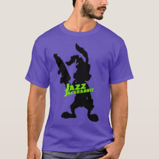 Jazz Jackrabbit  Outline   Silhouette  T-Shirt