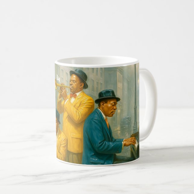 Jazz Legends Vibe Coffee Mug (Front Right)