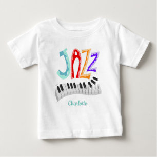 Jazz Lettering Baby T-Shirt
