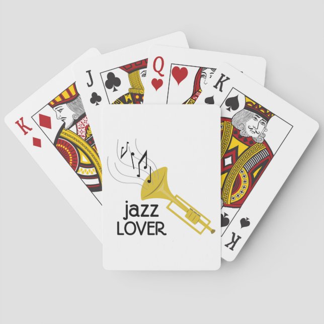Jazz Lover Playing Cards (Back)