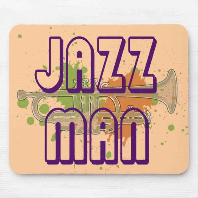 JAZZ MAN MOUSE MAT (Front)