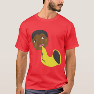 Jazz Man with Sax T-Shirt