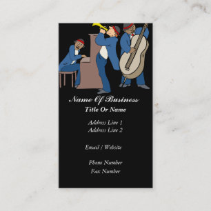 Jazz Music Business Card