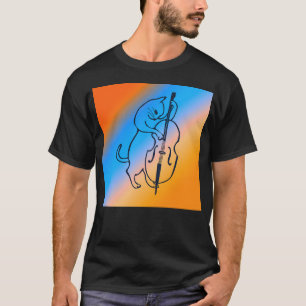 Jazz Music Cat Band T-Shirt