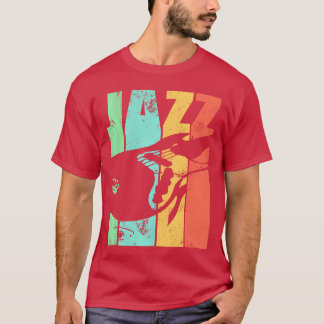 Jazz Music Electric Guitaroul Musician Rock Hippi T-Shirt