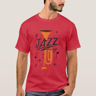 Jazz music improvisation festival boy T-Shirt